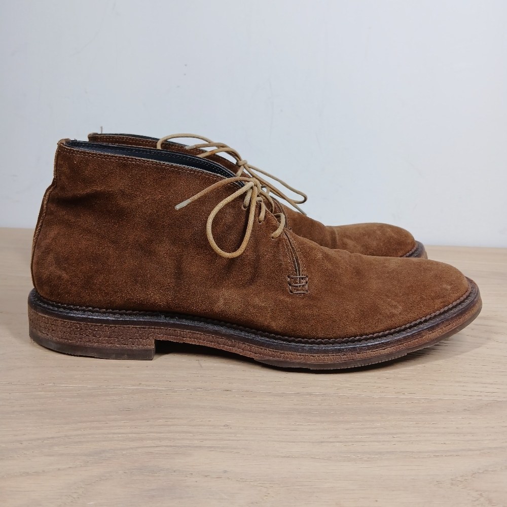 To Boot New York Adam Derrick Brown Leather Lace-Up Ankle Boots 1445 - Picture 6 of 14